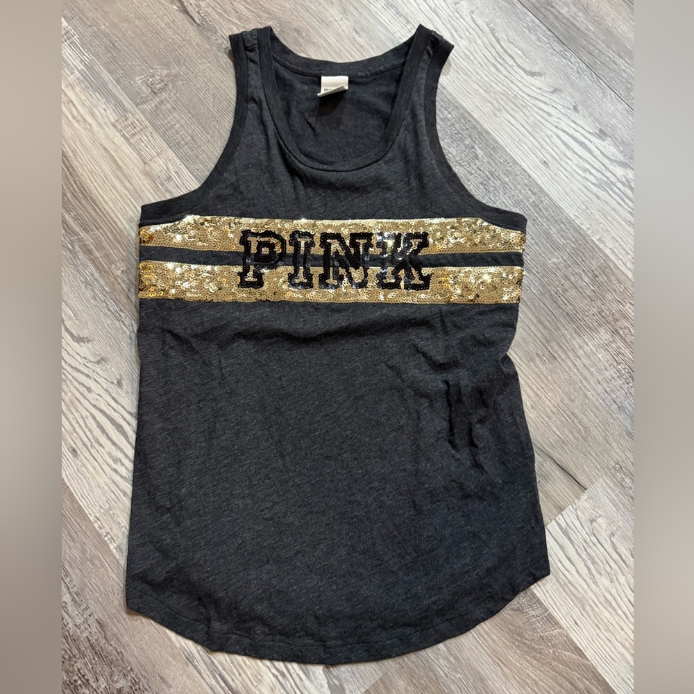 Victoria’s Secret Pink Sequin Tank Top
